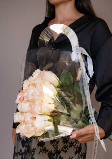 Роза «Cabaret» 15 штук 40 см — купить с доставкой